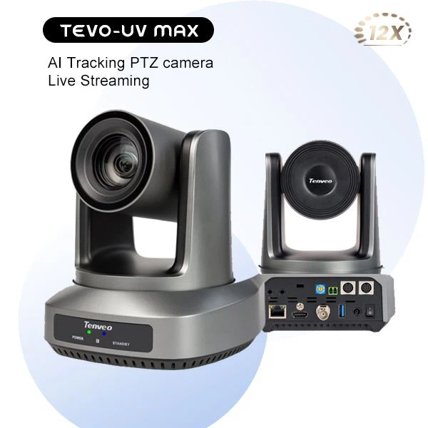 „UV Max“ automatinis stebėjimas NDI SDI USB IP 12x 20x 30x PTZ konferencijos kamera